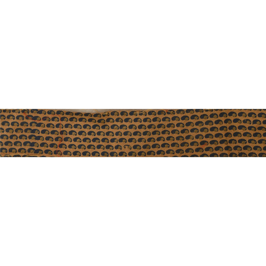 Sanskriti Vintage Sari Border 1 Yd Craft Brown Trim Printed Sewing Ribbon Lace