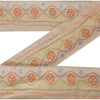 Sanskriti Vintage Cream Sari Border Embroidered Craft Trim Sewing 1 Yd Lace