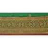 Sanskriti Vintage 4.5"W Sari Border Woven Brocade Craft Trim Sewing 1 Yd Lace