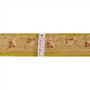 Sanskriti Vintage Indian 1 Yd Sari Border/Trim Green Craft Hand Embroidered Lace