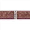 Sanskriti Vintage Sari Border Hand Beaded 1 Yd Craft Trim Sewing Purple Lace