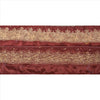 Sanskriti Vintage 1 Yd Sari Border/Trim Craft Hand Beaded Sewing Dark Red Lace