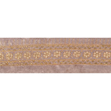 Load image into Gallery viewer, Sanskriti Vintage Sari Border Hand Beaded 4 YD Craft Trim Sewing Decor Lace
