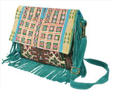 Load image into Gallery viewer, Pure Leather Style Handbag Handmade Hand Embroidered Carry Bag Shoulder Bag
