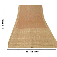 Load image into Gallery viewer, Sanskriti Vintage Heavy Saree Pure Satin Silk Green Brocade/Banarasi Fabric Sari
