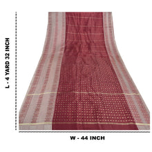 Load image into Gallery viewer, Sanskriti Vintage Heavy Wedding Sari Pure Satin Silk Woven Brocade Sarees Fabric
