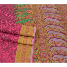 Load image into Gallery viewer, Sanskriti Vintage Heavy Pink Blend Silk Saree Woven Brocade Fabric Sari
