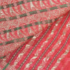 Sanskriti Vintage Heavy Sarees Pure Satin Silke Red Banarasi Tanchoi Sari Bæredygtigt stof