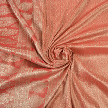 Load image into Gallery viewer, Sanskriti Vinatage Antique Red Kanjivaram Saree Handcrafted Art Silk Sari Fabric
