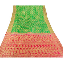 Load image into Gallery viewer, Sanskriti Vintage Heavy Saree Blend Silk Woven Banarasi Brocade Fabric Sari
