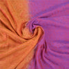 Sanskriti Vintage Purple Heavy Sarees Pure Silk Hand Beaded & Banarasi Woven Sari Sustainable Fabric