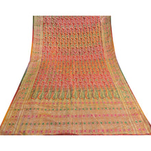 Load image into Gallery viewer, Sanskriti Vintage Heavy Wedding Sarees Blend Silk Woven Sari 5 Yard Fabric
