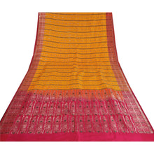Load image into Gallery viewer, Sanskriti Vintage Heavy Indian Sarees Pure Satin Silk Woven Brocade Sari Fabric
