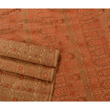 Load image into Gallery viewer, Sanskriti Vintage Cream Heavy Saree 100% Pure Silk Craft 5 Yd Fabric Woven Sari
