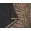 Sanskriti Vintage Heavy Sarees Pure Satin Silk Hand Woven Brocade Sari Sustainable Fabric