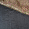 Sanskriti Vintage Heavy Sarees Pure Satin Silk Hand Woven Brocade Sari Sustainable Fabric