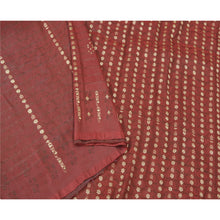 Load image into Gallery viewer, Sanskriti Vintage Heavy Red Sarees Pure Satin Silk Woven Brocade Sari 5yd Fabric
