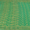 Sanskriti Vintage Green Heavy Party Sarees Blend Silk Woven Brocade Sari Sustainable Fabric