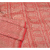 Sanskriti Vintage Red Heavy Sarees Pure Satin Silk Woven Brocade Sari Sustainable Fabric