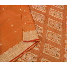 Load image into Gallery viewer, Sanskriti Vintage Heavy Saree Blend Silk Woven Banarasi Brocade 5 Yd Fabric Sari
