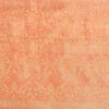 Sanskriti Vintage Peach Sarees Pure Satin Woven Brocade/Banarasi Sari Sustainable Fabric