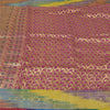 Sanskriti Vintage Pink Sarees Pure Silk Woven Brocade/Banarasi Zari Sari Sustainable Fabric