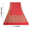 Sanskriti Vintage Hot Pink Sarees Pure Satin Silk Brocade/Banarasi Sari Sustainable Fabric