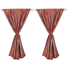 Load image into Gallery viewer, Sanskriti Vintage Heavy Saree Pure Satin Silk Woven Banarasi Brocade Fabric Sari
