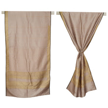 Load image into Gallery viewer, Sanskriti Vintage Cream Heavy Saree Art Silk Banarasi Brocade Fabric Sari
