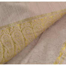 Load image into Gallery viewer, Sanskriti Vintage Cream Heavy Saree Art Silk Banarasi Brocade Fabric Sari
