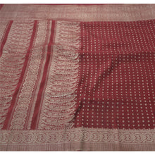 Load image into Gallery viewer, Sanskriti Vintage Red Heavy Saree Pure Satin Silk Banarasi Brocade Fabric Sari
