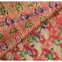 Load image into Gallery viewer, Sanskriti Vintage Heavy Saree Pure Organza Silk Banarasi Brocade 5Yd Fabric Sari
