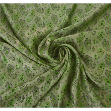 Load image into Gallery viewer, Sanskriti VintageV Cream Heavy Saree Pure Silk Woven 5 Yd Fabric Craft Sari
