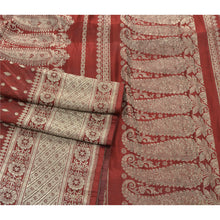 Load image into Gallery viewer, Sanskriti Vintage Heavy Saree Pure Satin Silk Banarasi Brocade Fabric Zari Sari
