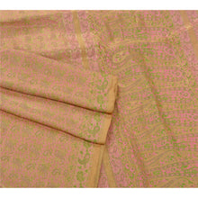 Load image into Gallery viewer, Sanskriti Vintage Cream Heavy Saree 100% Pure Satin Silk Woven Fabric Sari
