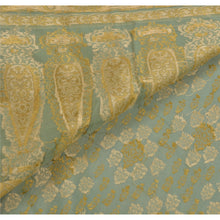 Load image into Gallery viewer, Sanskriti Vintage Green Saree 100% Pure Silk Woven Craft Fabric Premium Sari
