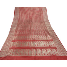 Load image into Gallery viewer, Sanskriti Vintage Heavy Saree 100% Pure Satin Silk Banarasi Brocade Fabric Sari
