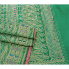 Load image into Gallery viewer, Sanskriti Vintage Pink Heavy Saree Art Silk Banarasi Brocade Fabric Zari Sari
