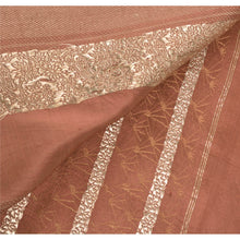 Load image into Gallery viewer, Sanskriti Vintage Heavy Saree Pure Satin Silk Woven Brocade Banarasi Sari Fabric
