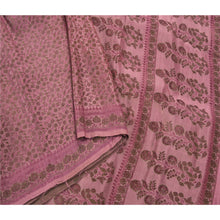 Load image into Gallery viewer, Sanskriti Vintage Purple Heavy Saree 100% Pure Satin Silk Woven Fabric 5 Yd Sari
