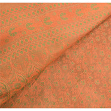 Load image into Gallery viewer, Sanskriti Vintage Brown Heavy Saree 100% Pure Satin Silk Woven Fabric 5 Yd Sari
