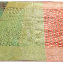 Load image into Gallery viewer, Sanskriti Indian Vintage Red Heavy Saree Art Silk Woven Fabric Paisley Sari
