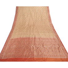 Load image into Gallery viewer, Sanskriti Vintage Heavy Saree Pure Satin Silk Woven Brocade/Banarasi Fabric Sari
