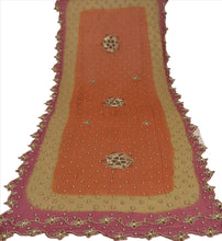 Load image into Gallery viewer, Vintage Dupatta Long Stole Georgette Multi Color Scarves Hand Beaded Hijab
