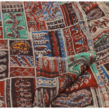 Load image into Gallery viewer, Sanskriti Vintage Dupatta Long Stole Cotton Multi Color Printed Wrap Veil
