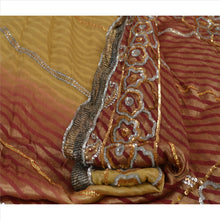 Load image into Gallery viewer, Vintage Dupatta Long Stole Cotton Cream Hijab Hand Beaded Woven Wrap Hijab
