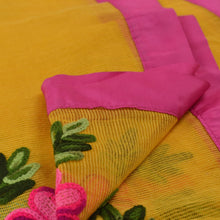 Load image into Gallery viewer, Sanskriti Vintage Dupatta Long Stole Cotton Saffron Scarves Hand Embroidered
