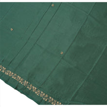 Load image into Gallery viewer, Sanskriti Vintage Dupatta Long Stole Art Silk Green Hijab Hand Beaded Wrap Veil
