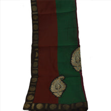 Load image into Gallery viewer, Sanskriti Vintage Dupatta Long Stole Art Silk Multi Color Embroidered Wrap Veil
