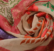 Load image into Gallery viewer, Vintage Dupatta Long Scarf Cotton Multi Color Hijab Embroidered Painted Stole
